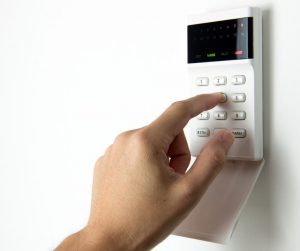 Alarm system keypad