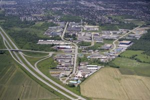 Aerial view of Châteauguay Industrial Park