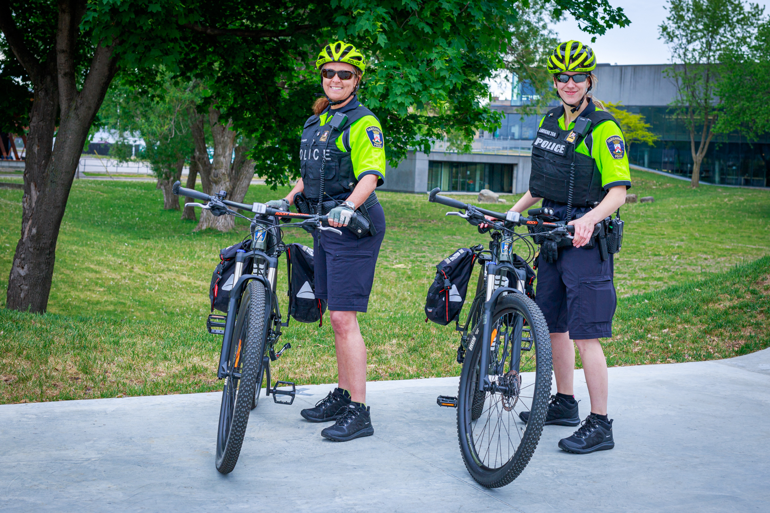 Police - Patrouille à vélo à Châteauguay